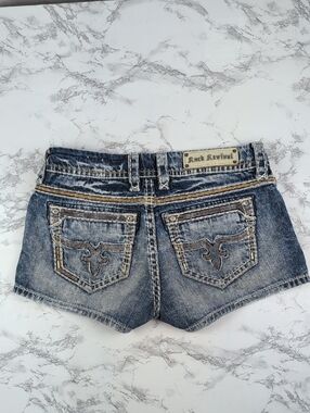 Rock Revival Jayna Shorts Size 29 Distressed Rhinestone Low Rise

​Description